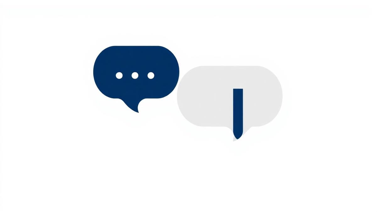 Ilustrație abstractă a unei discuții de negociere salarială